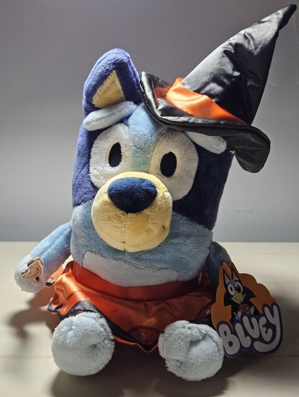 NWT Bluey 9.5" Halloween Witch Plush – Official Seasonal Holiday Stuffed Animal
